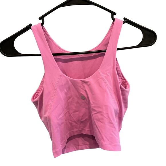 Lululemon Align Highneck Tank Top Size 6 4 Pink Athleisure Yoga Run Sports Bra - Picture 3 of 5